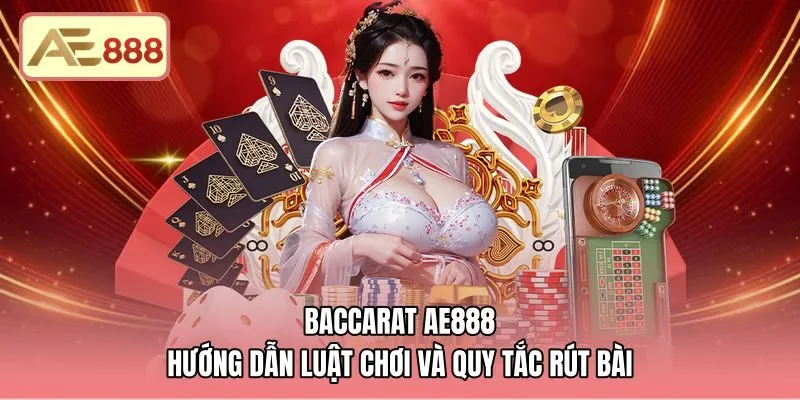 Baccarat AE888 - Hướng Dẫn Luật Chơi Và Quy Tắc Rút Bài