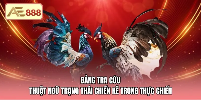 Bảng tra cứu trạng thái chiến kê cùng đặc tính đòn cựa
